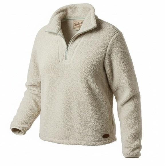 Woolrich Women's Fleece Quarter Zip Pullover Size Small - Picture 4 of 11